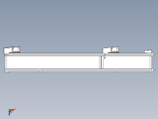 双层回流流水线俯视缩略图
