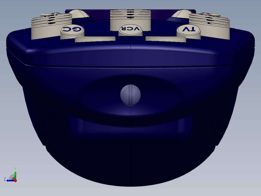 遥控器、遥控板(9)右视图