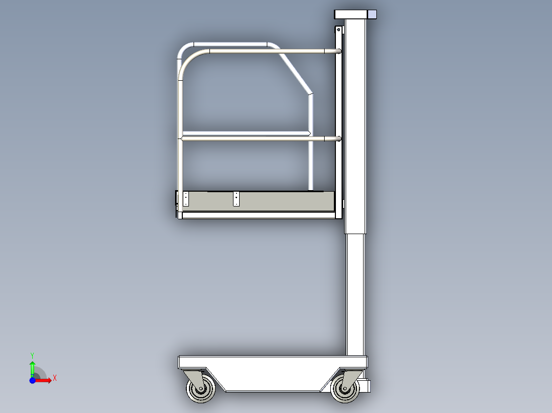 B3004077-升降平台前视图