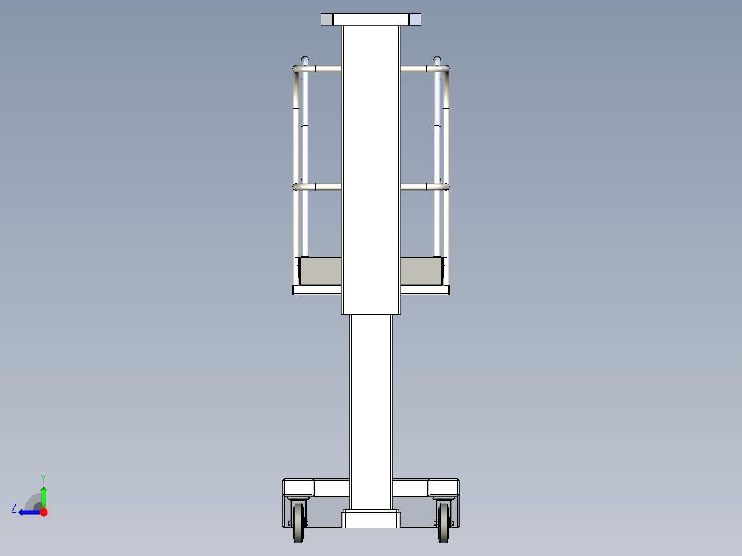 B3004077-升降平台右视图