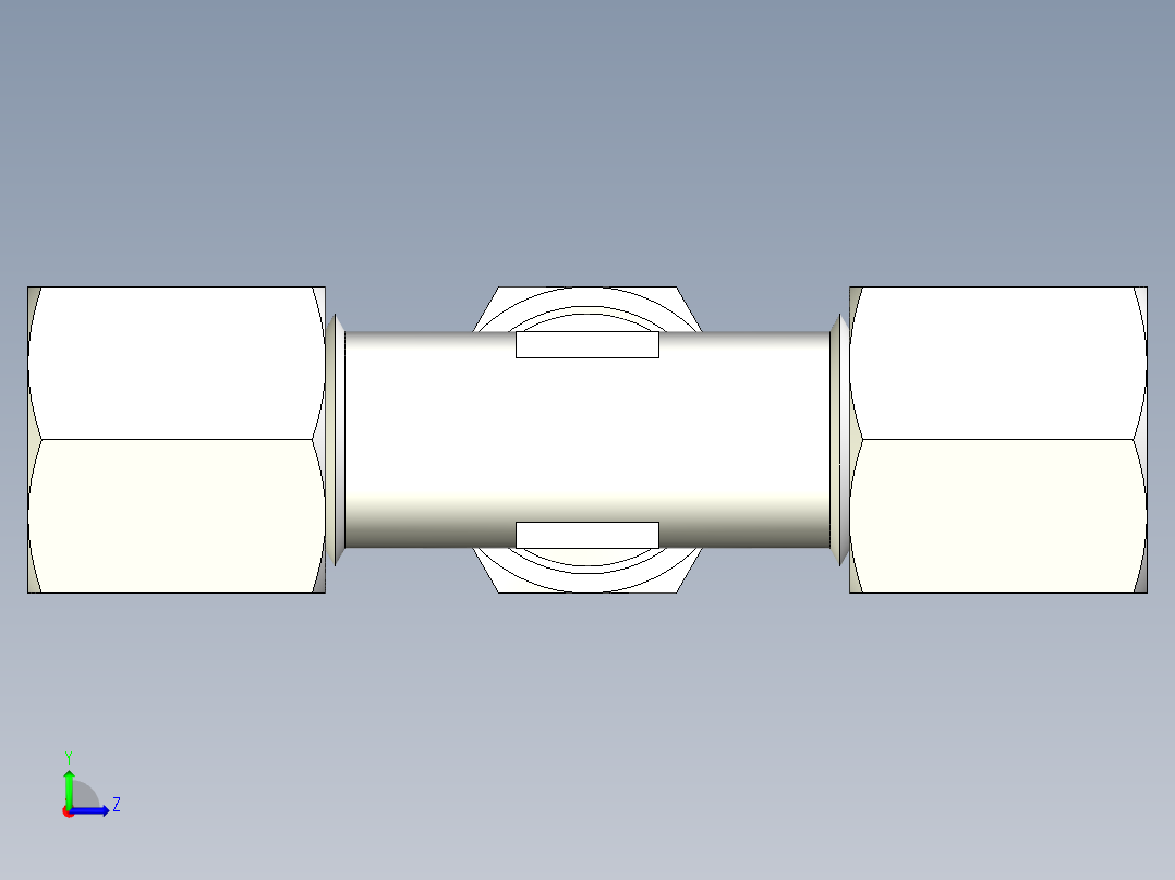B3004557-连接 TEE 等管 6左视图