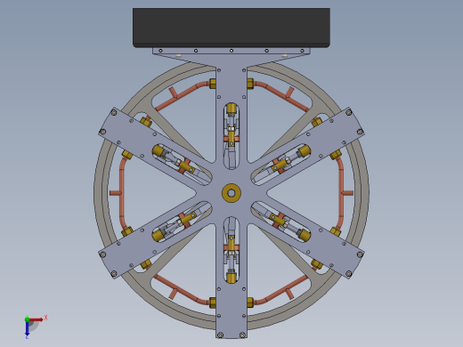 蒸汽机six-piston-cylinder-steam-engine-模型格式为 sw俯视缩略图