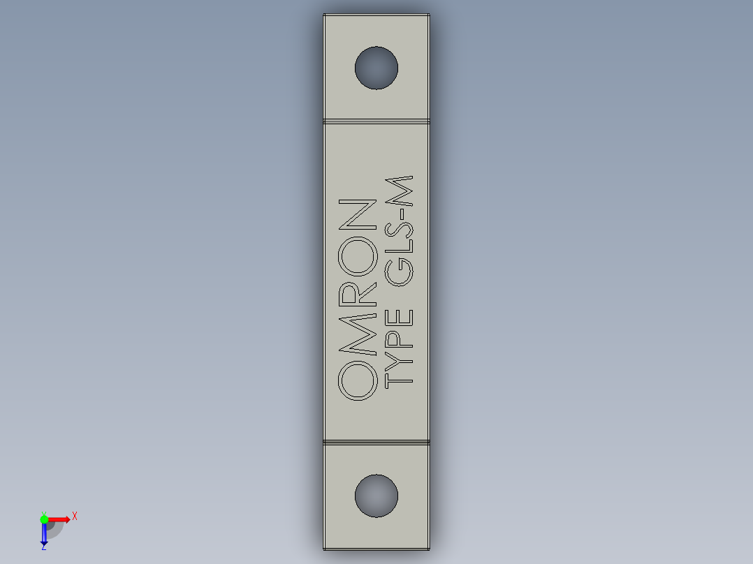 GLS-M1OMRON磁性开关俯视图