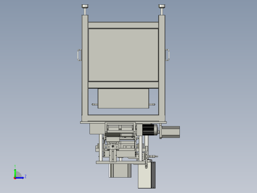 锂电池极片裁切转移机左视缩略图