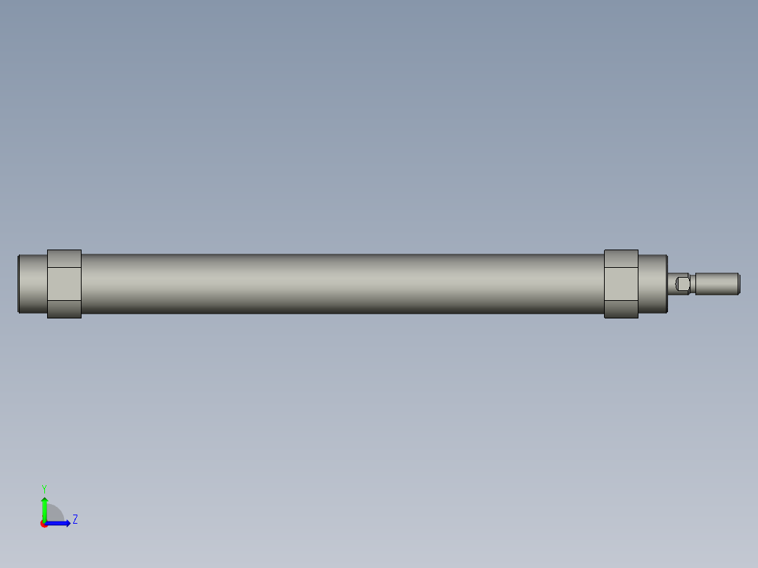 CM2B25-200(SMC)左视图