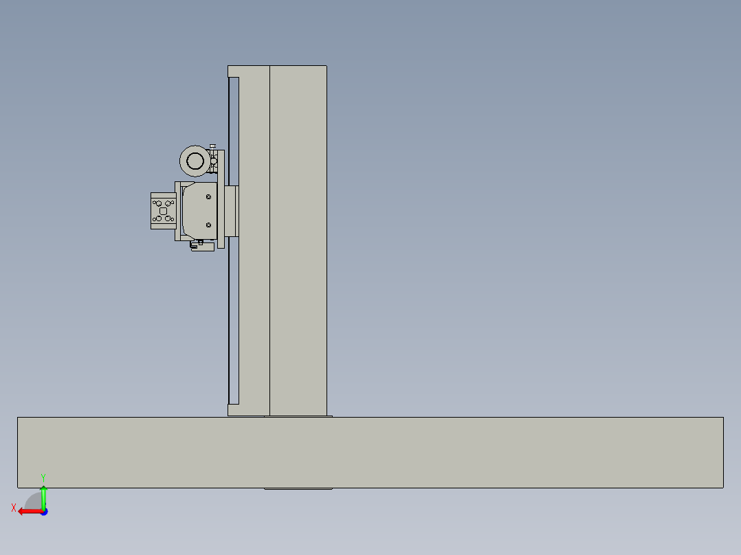 PCB-X轴-上下料模组后视图