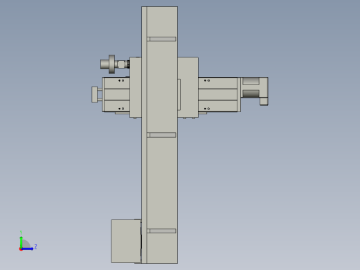 PCB-X轴-上下料模组左视缩略图