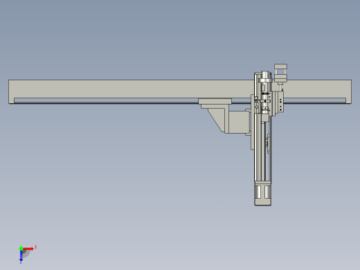 PCB-X轴-上下料模组俯视缩略图