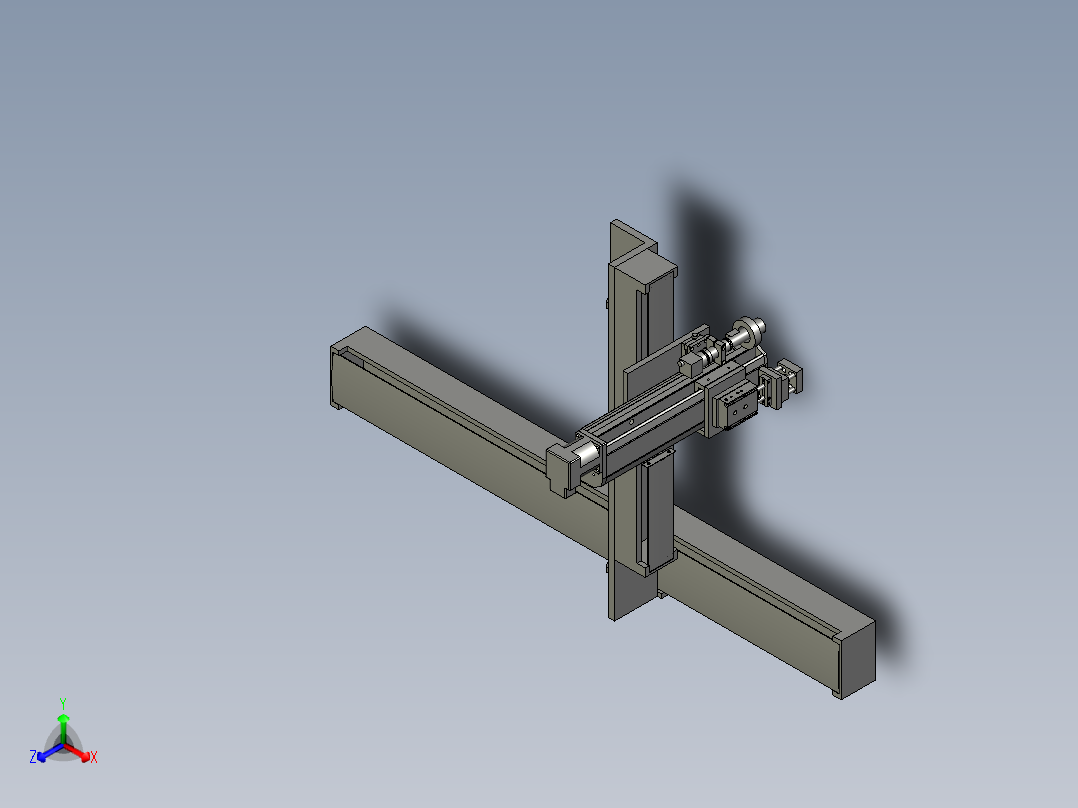 PCB-X轴-上下料模组正等轴测图