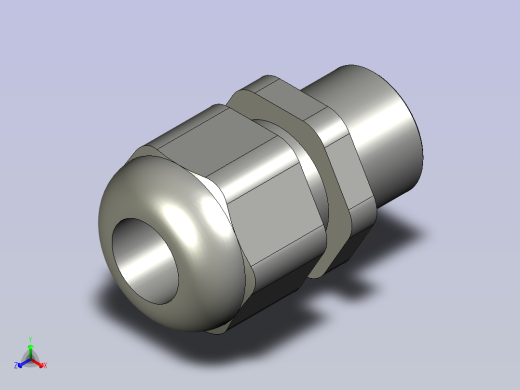M1215防水接头正等轴测缩略图