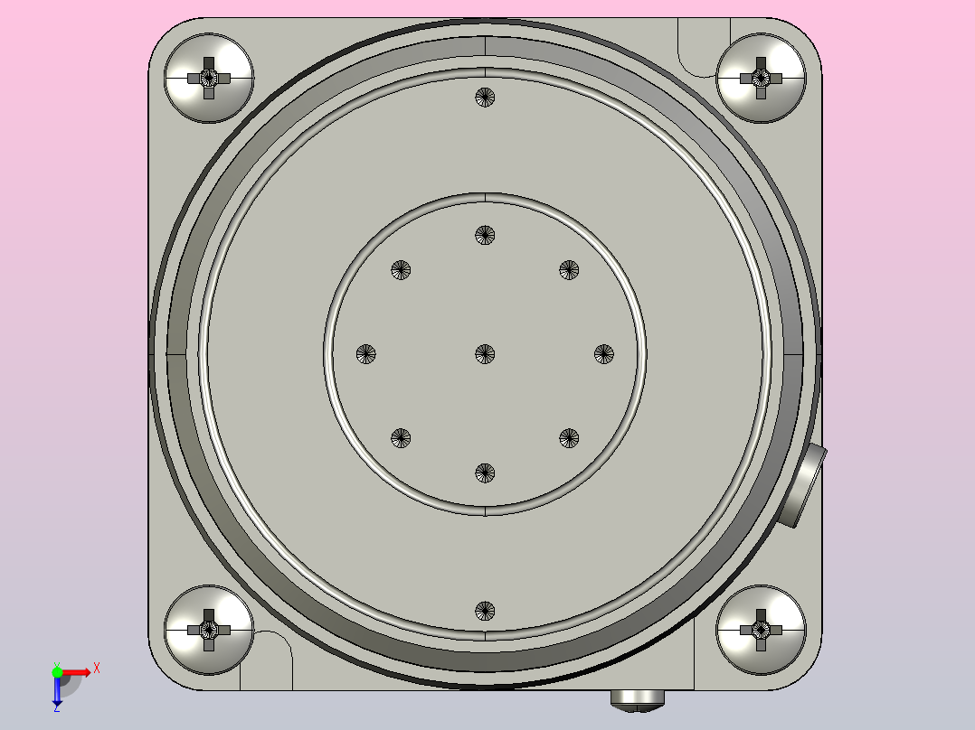 交流减速机3IK15GN-C(3GN3K-200K)俯视图