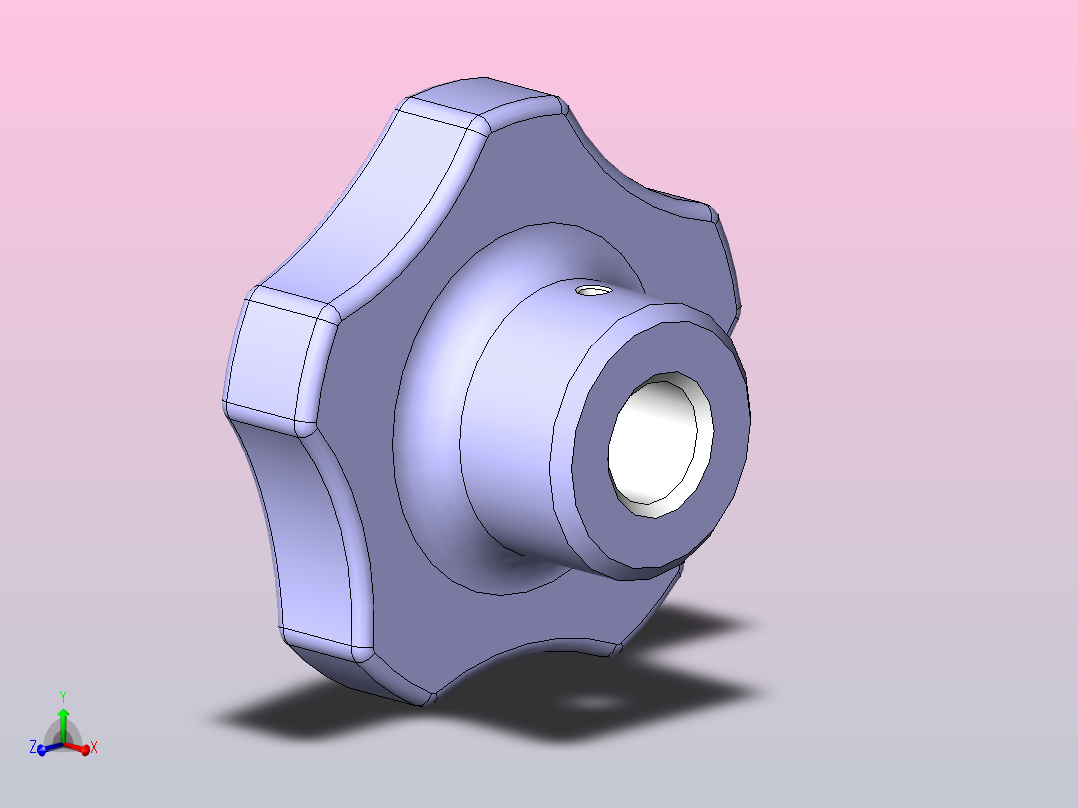 JJ_星形把手_8主视图