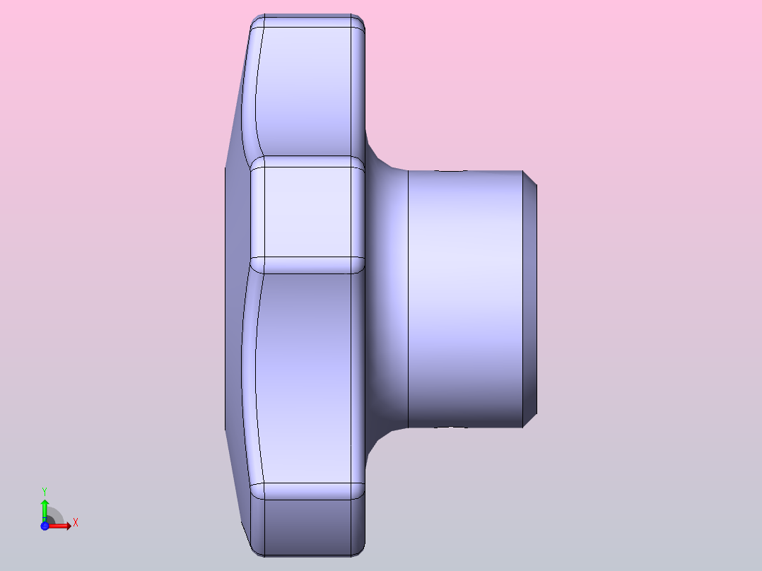 JJ_星形把手_8前视图