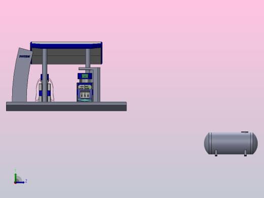 加油站左视缩略图