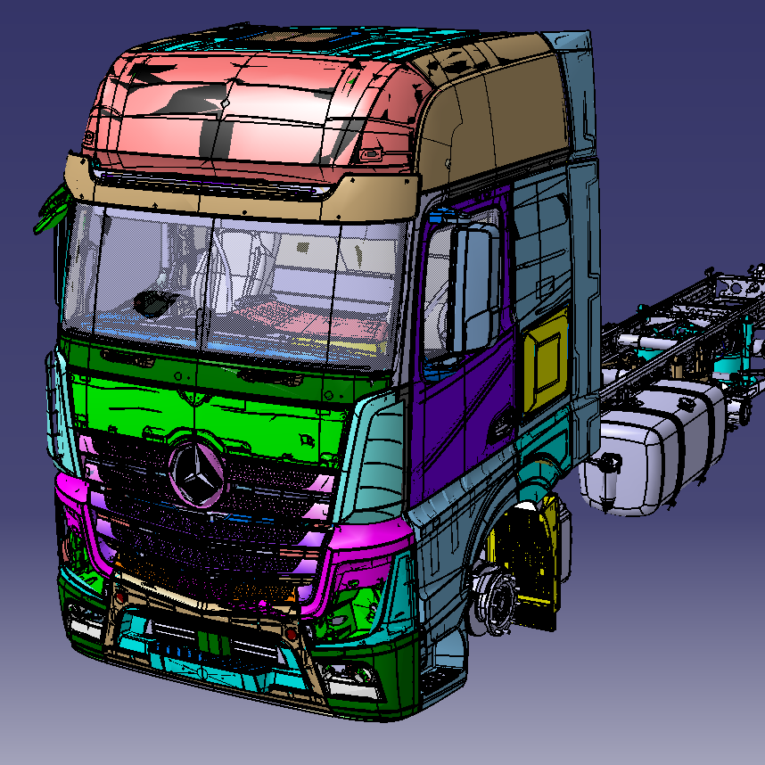 梅赛德斯Actros - 部分
