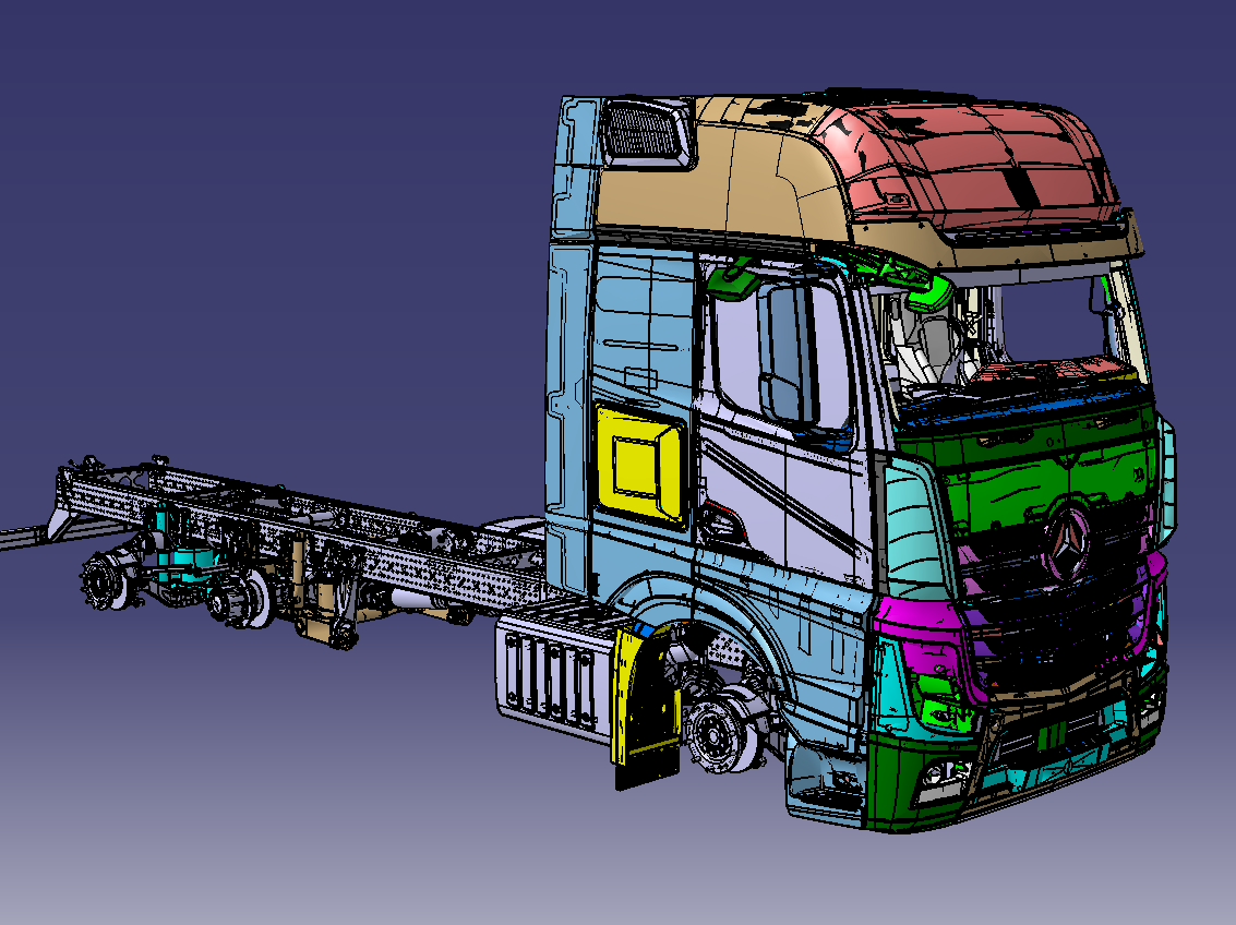 梅赛德斯Actros - 部分