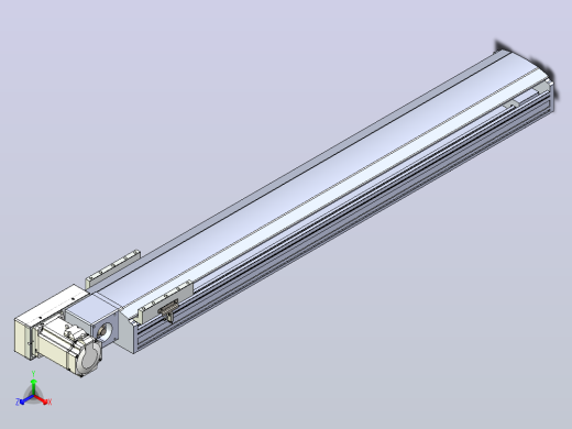 皮带直线轴半封闭可选导轨TPA-HNB-175D-140-L1000-ML-C-P75-N3
