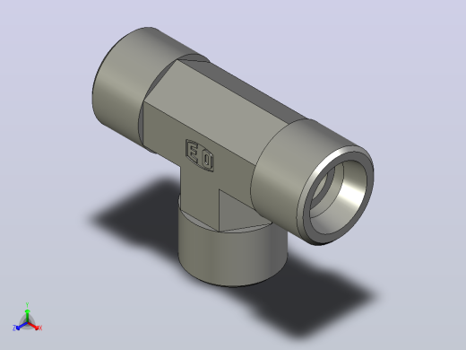 EO接头三通T14SCFX.igs