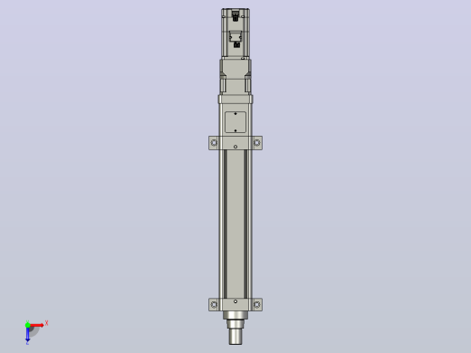 轻载电动缸TPA-ESR80-2510C-L300-M-LB-W-P75-JX-C3俯视缩略图