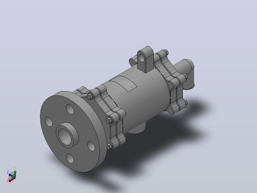 QS-XF型旋转接头[QS-XF32-15]正等轴测缩略图