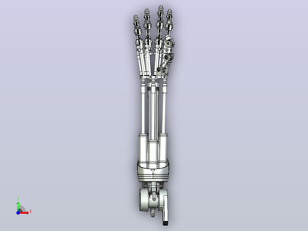 T-800终结器-内臂前视图