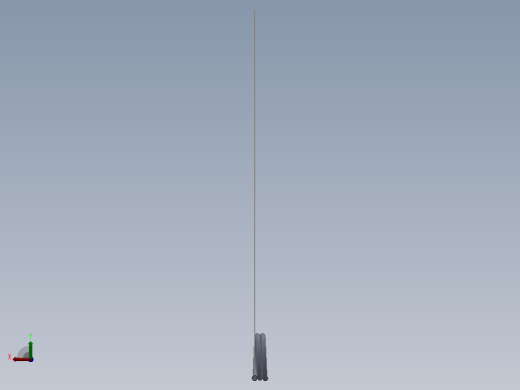 180度圆柱形扭转弹簧SCT180R-3-2-0.4后视缩略图