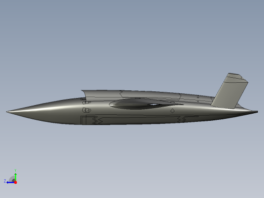 无人作战飞行器（UCAV）右视缩略图