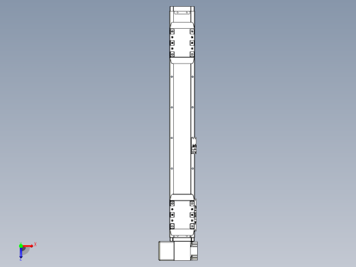 皮带直线轴双滑块型TPA-GCBS-80-P60-L200-LP-M20-N3俯视缩略图