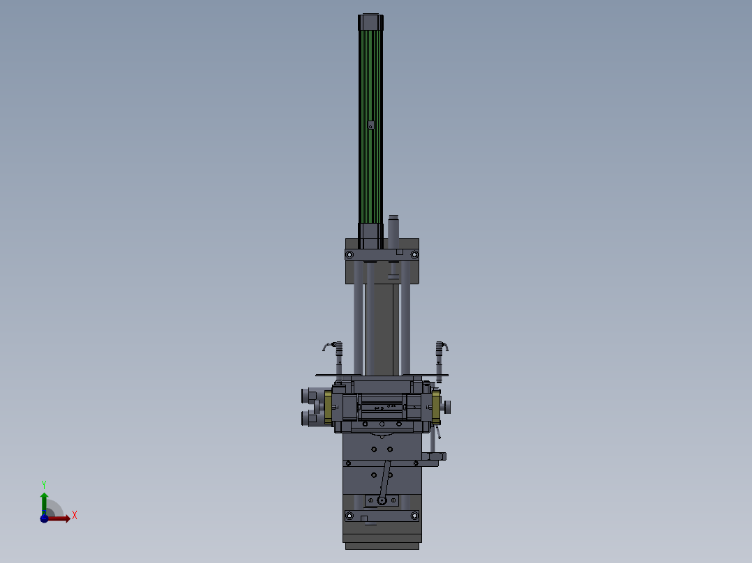 翻转机构前视图