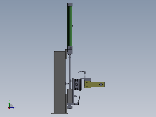 翻转机构左视缩略图