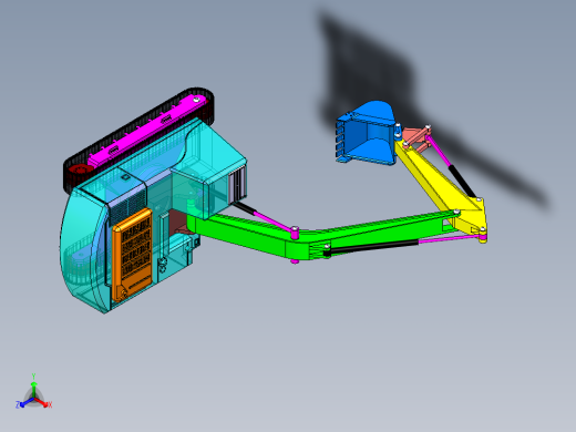 0.3m3履带式挖掘机工作装置设计150