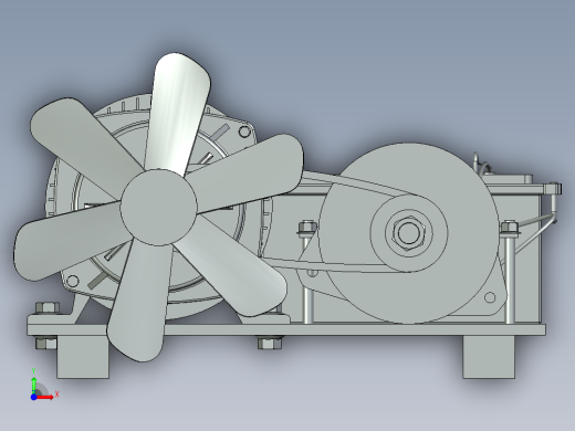 电动交流发电机前视缩略图