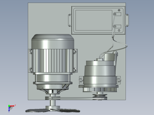 电动交流发电机俯视缩略图