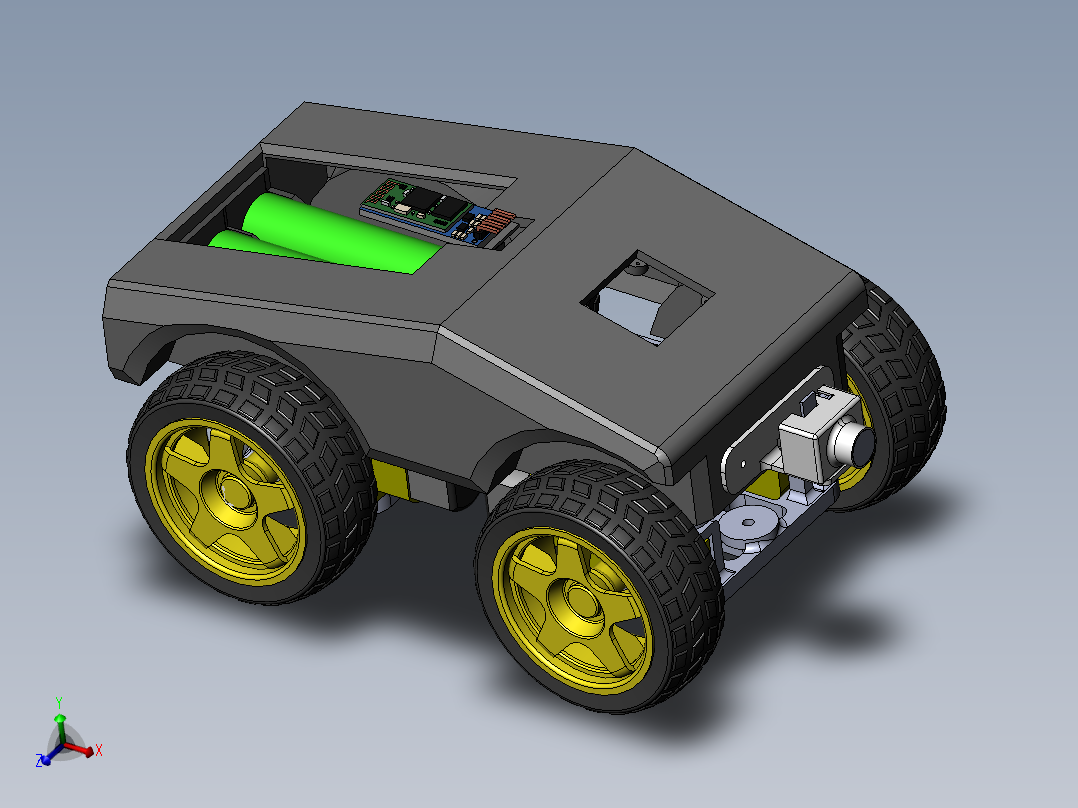 Cybertrack stm32小车模型