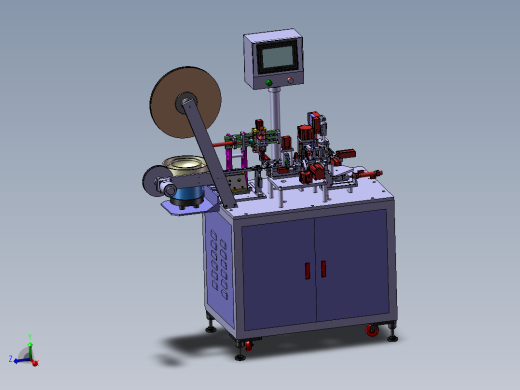 全自动插端子机3D图纸