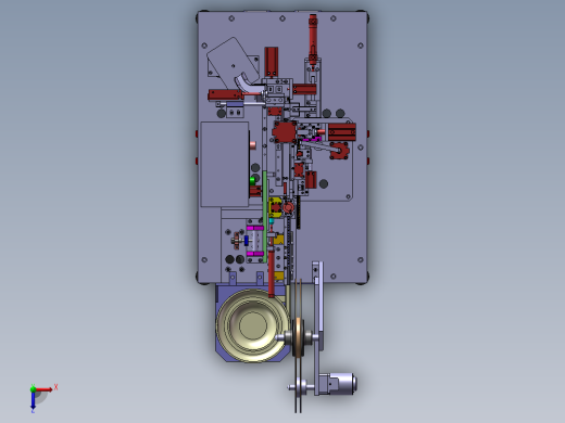 全自动插端子机3D图纸俯视缩略图