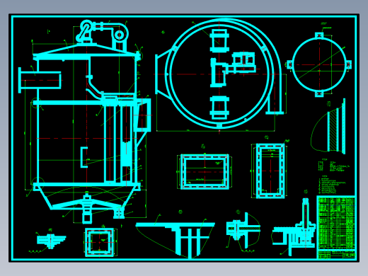 机械毕业设计-布袋除尘器机械结构设计（含全套CAD图纸）