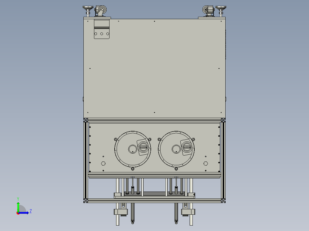全自动绕线机左视图