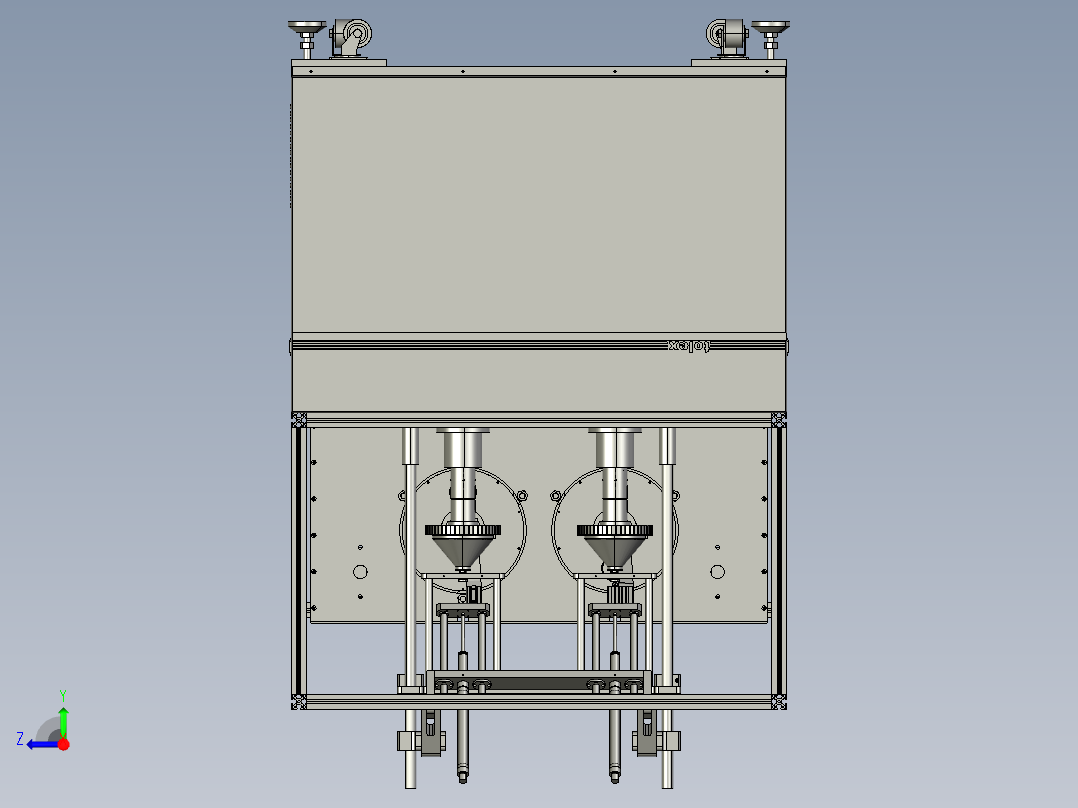 全自动绕线机右视图