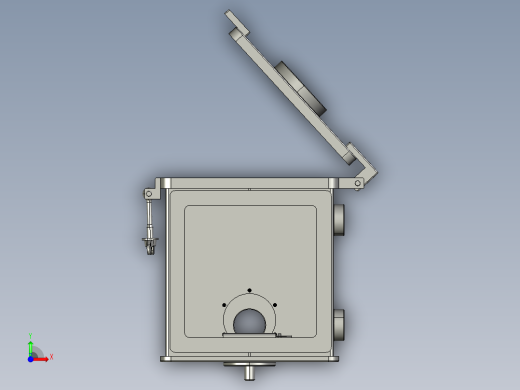 太阳能薄膜衍射实验恒温箱前视缩略图