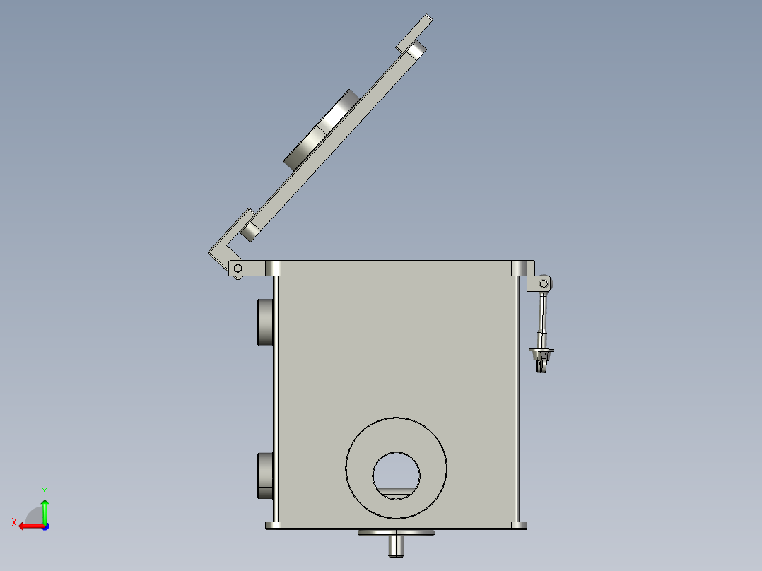 太阳能薄膜衍射实验恒温箱后视图