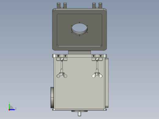 太阳能薄膜衍射实验恒温箱左视缩略图