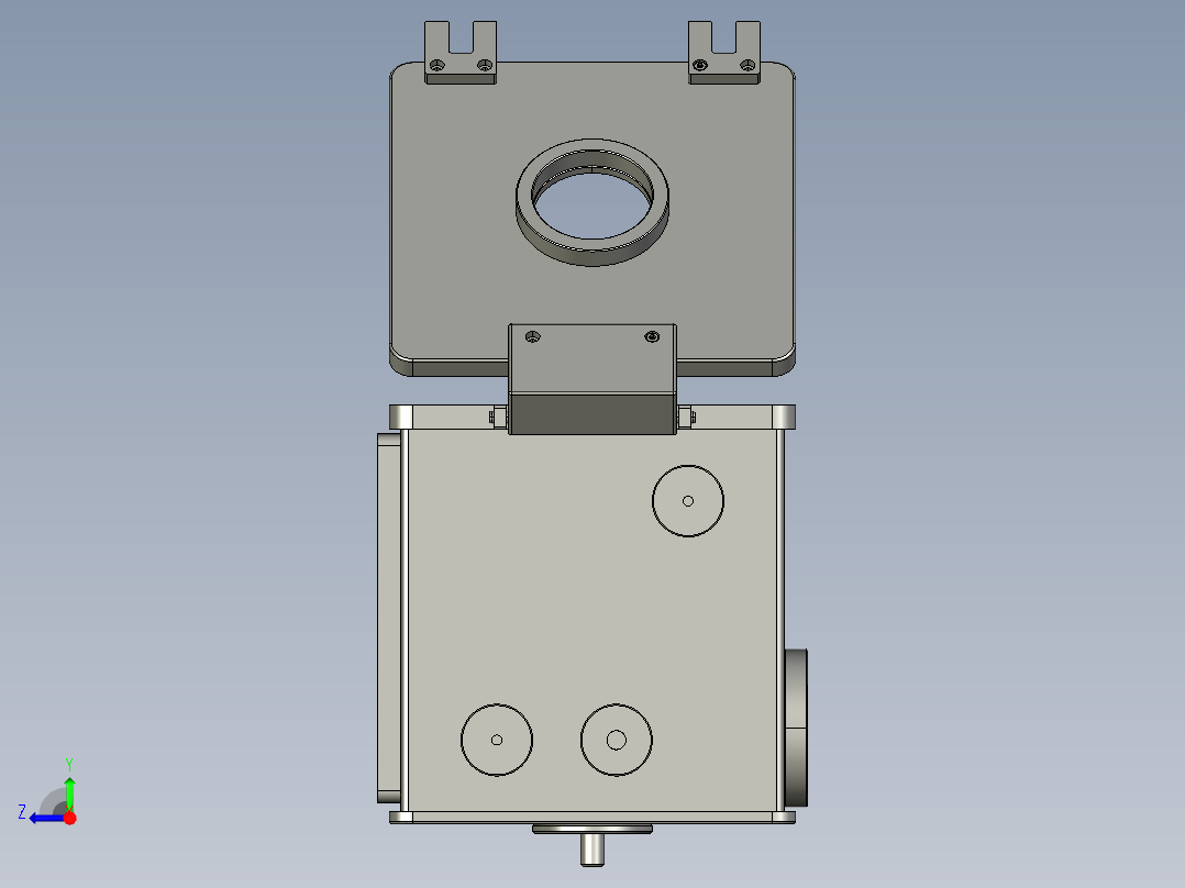太阳能薄膜衍射实验恒温箱右视图