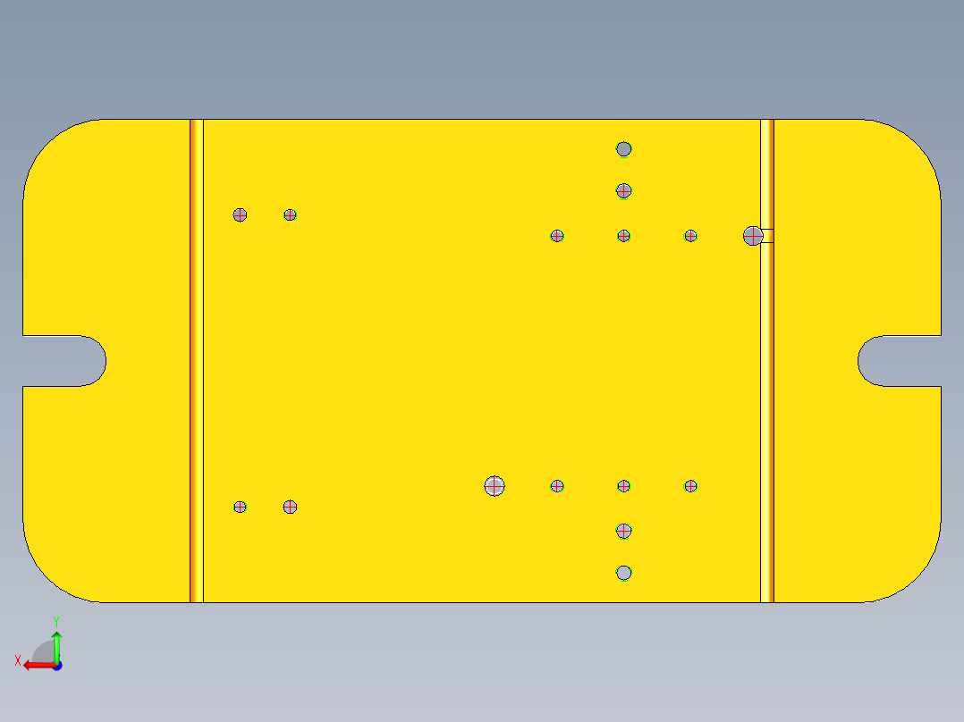 铣刀头座体工艺及夹具(CAD图+UG三维+说明书)后视图