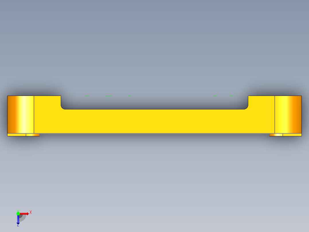 铣刀头座体工艺及夹具(CAD图+UG三维+说明书)俯视图