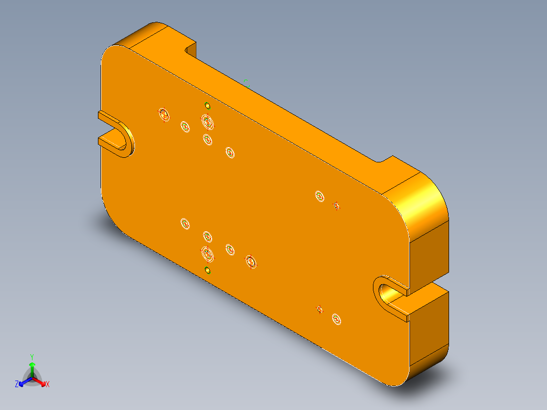 铣刀头座体工艺及夹具(CAD图+UG三维+说明书)正等轴测图