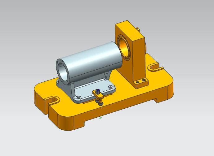 铣刀头座体工艺及夹具(CAD图+UG三维+说明书)