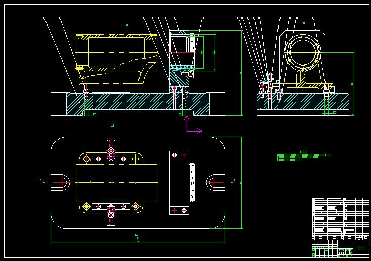 铣刀头座体工艺及夹具(CAD图+UG三维+说明书)