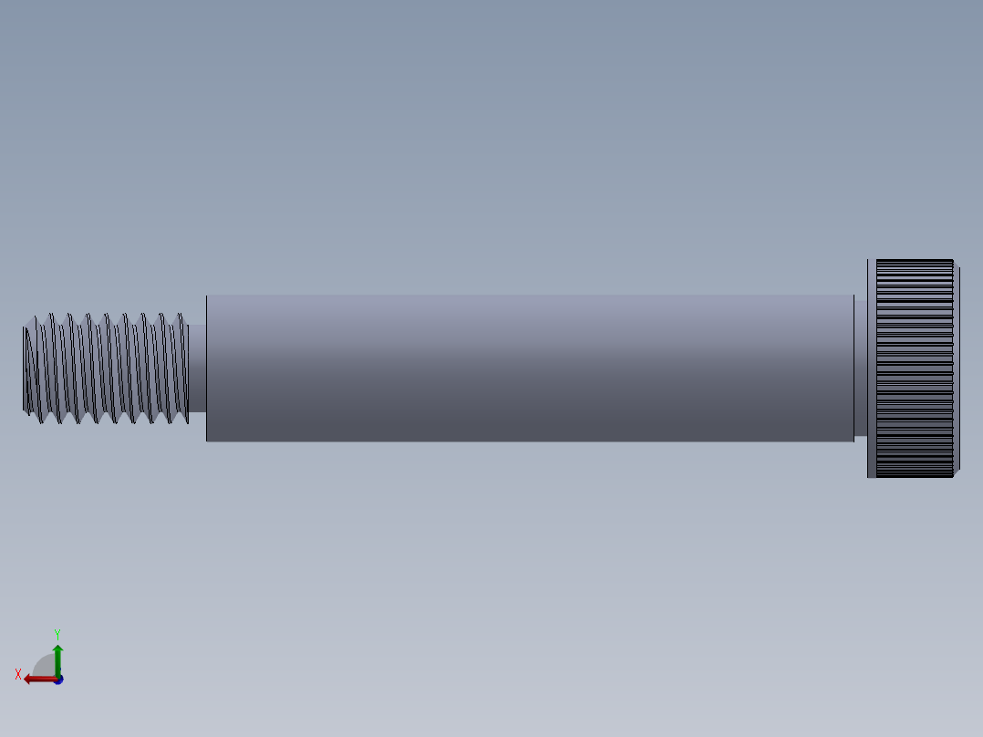 内六角螺螺栓-SB 0.375-16 x 2.25.SLDPRT后视图