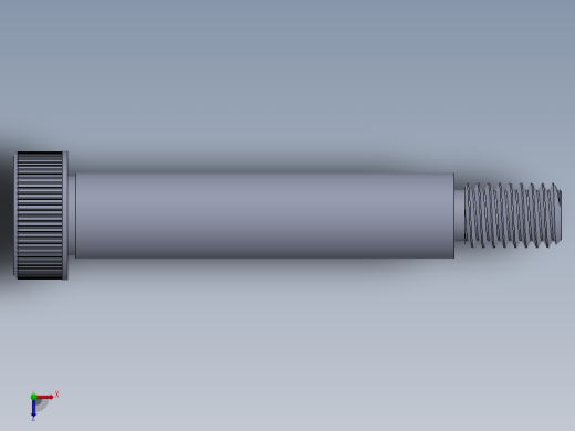 内六角螺螺栓-SB 0.375-16 x 2.25.SLDPRT俯视缩略图